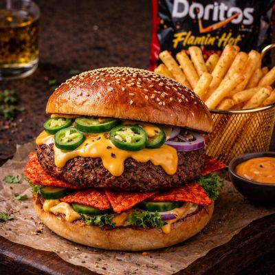 CRUSTY CHICKEN Burger